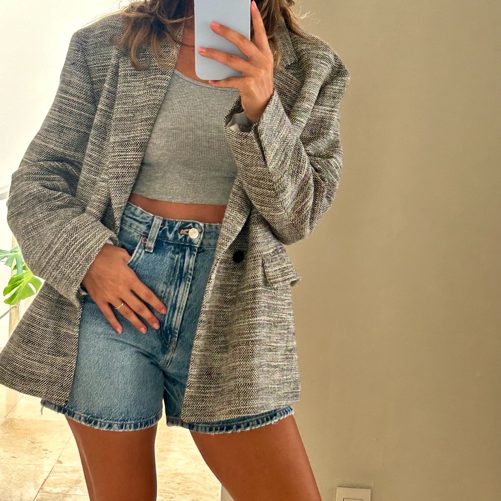 Zara ~ Herringbone Blazer
